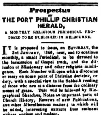 [Port Phillip Gazette and Settler's Journal]